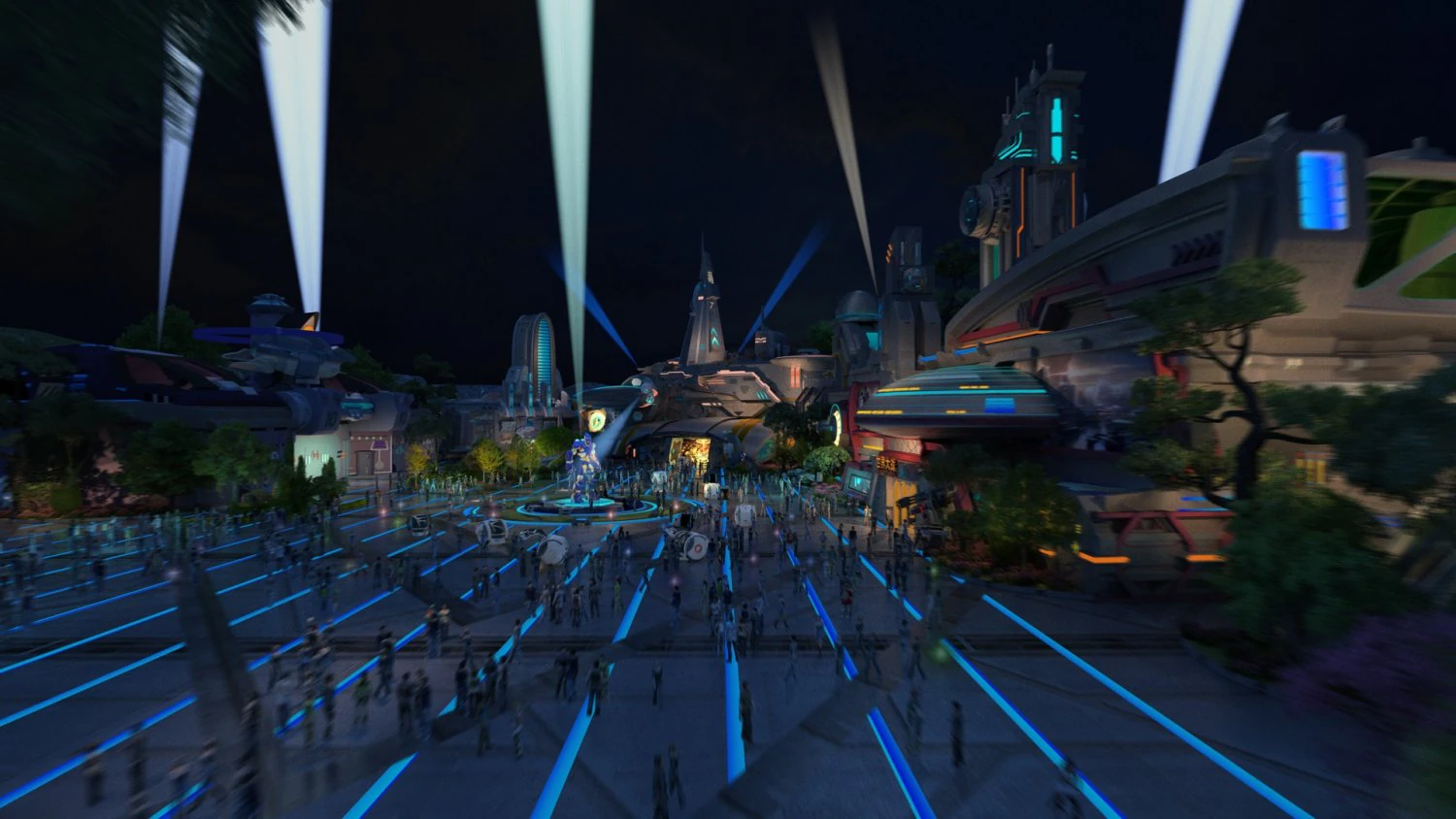 Amusement park 3D Model .c4d .max .obj .3ds .fbx .stl .blend 