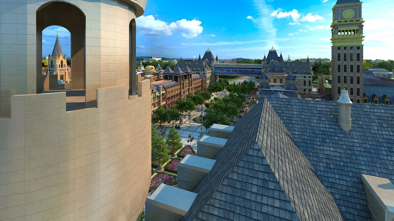 City building 3D Model .c4d .max .obj .3ds .fbx .stl .blend 