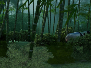 Bamboo Forest Panda 3D Модель