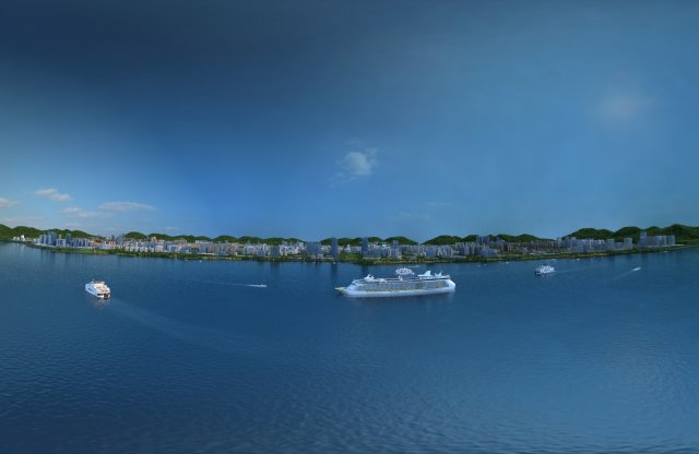 Cityscape Modelo 3D .c4d .max .obj .3ds .fbx .stl .blend 