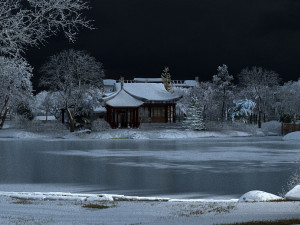Snow scene 3D Модель