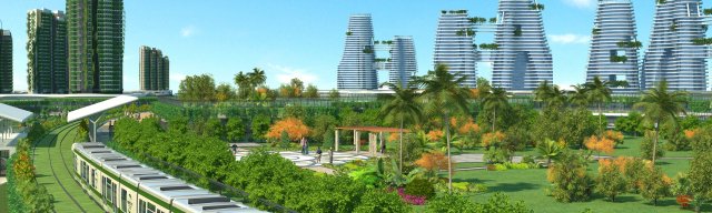 Green city Modelo 3D .c4d .max .obj .3ds .fbx .stl .blend 