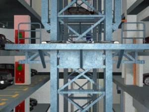 Tiered Garage 3D Model