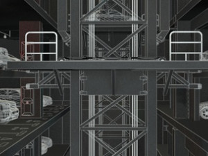 Tiered Garage 3D 모델