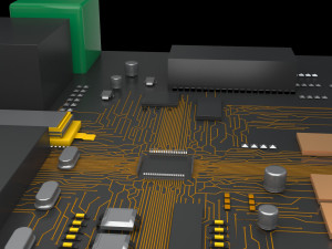 Circuit board 3Dモデル