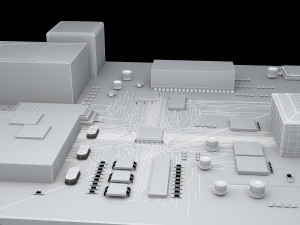 Circuit board 3D Model