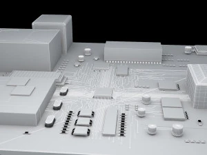 Circuit board 3D Model