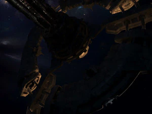 Spaceship docking 3D Model