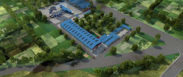 Factory 3D-Modell .c4d .max .obj .3ds .fbx .stl .blend 