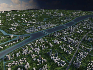 City building 3D Model