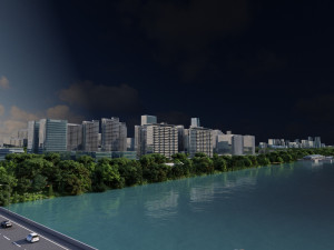 City building 3D Model