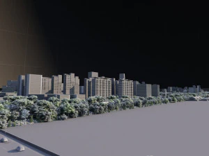 City building 3D Model