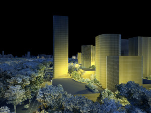 City night 3D 模型