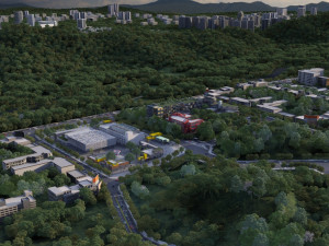 Small town 3D Model