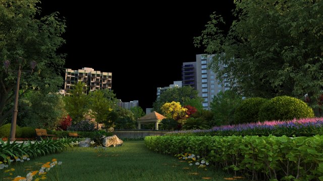 City building 3D Model .c4d .max .obj .3ds .fbx .stl .blend 