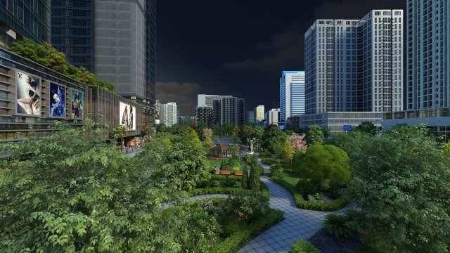 City building 3D Modell .c4d .max .obj .3ds .fbx .stl .blend