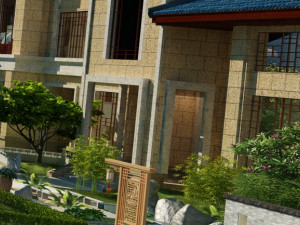 School building 3D 模型