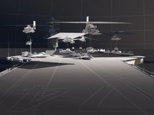 Aircraft carrier 3D Model