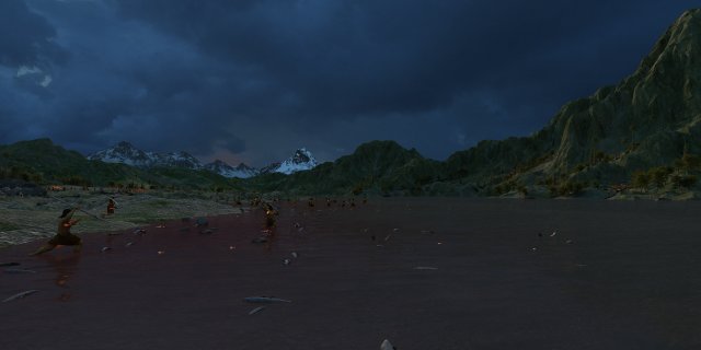 Hunting 3D Model .c4d .max .obj .3ds .fbx .stl .blend 