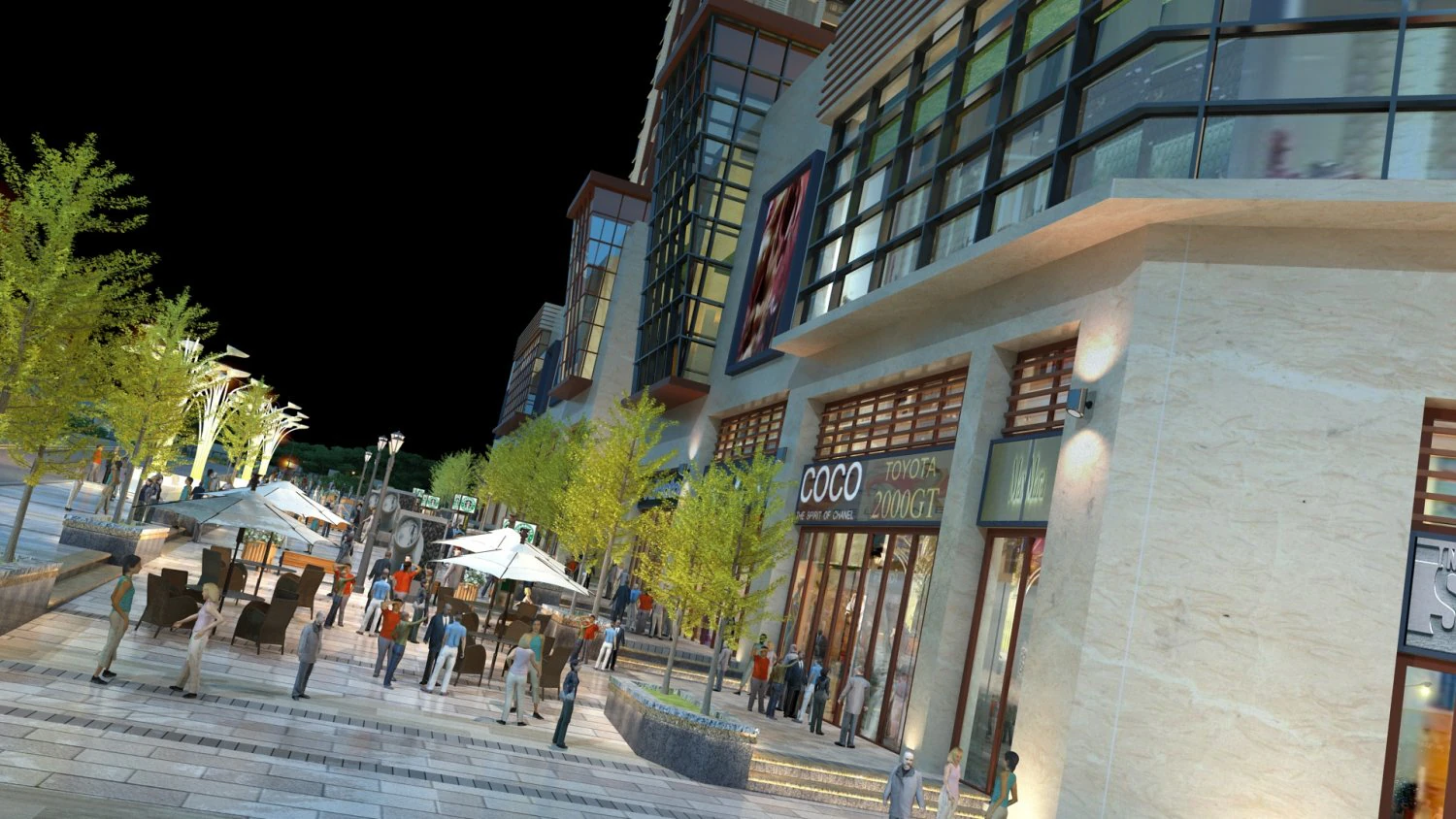 City building 3D Model .c4d .max .obj .3ds .fbx .stl .blend 