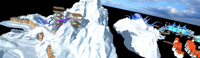Amusement park building 3D मॉडल .c4d .max .obj .3ds .fbx .stl .blend 