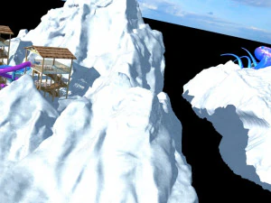 Costruzione del parco divertimenti Modello 3D