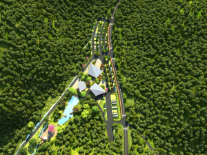Villa in the mountains Model 3D