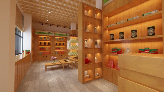 Gift shop Modelo 3D .c4d .max .obj .3ds .fbx .stl .blend