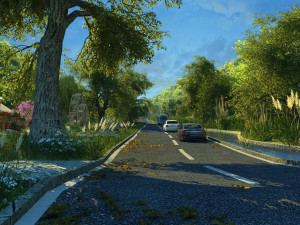 Mountain path Modèle 3D