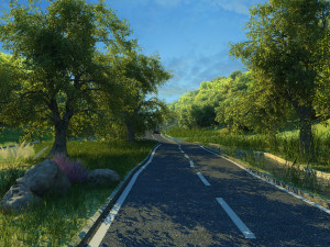 Mountain path Model 3D