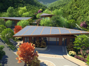 Capanna di tronchi Modello 3D