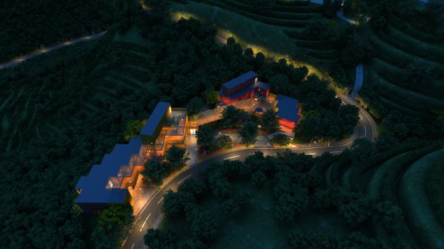 Villa in the mountains Modello 3D .c4d .max .obj .3ds .fbx .stl .blend 