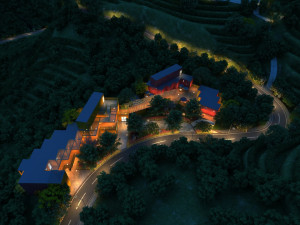 Villa in the mountains Modelo 3D