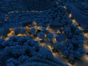Villa in the mountains 3D Model