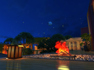 Villa in the mountains 3D Model