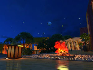 Villa in the mountains 3D Model