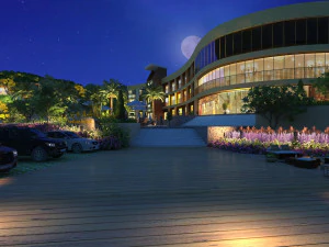 Dağlardaki villa 3D Model