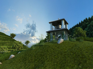 Bell Pavilion 3D Model