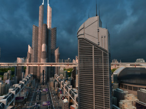Future City 3D-Modell