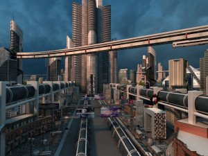 Future City 3D-Modell