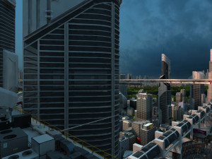 Future City 3D-Modell