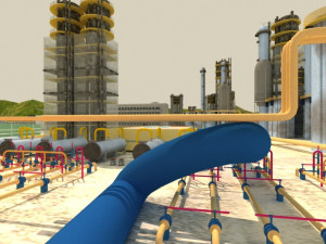Refinery Model 3D