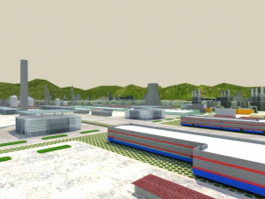 Factory 3D Model
