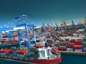 Port Modèle 3D