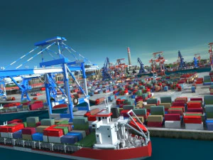 Port 3D Model