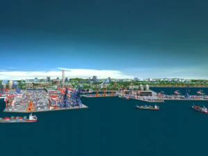 Port 3D Model