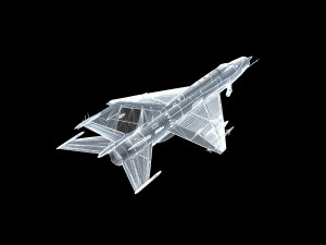 The fighter Modelo 3D