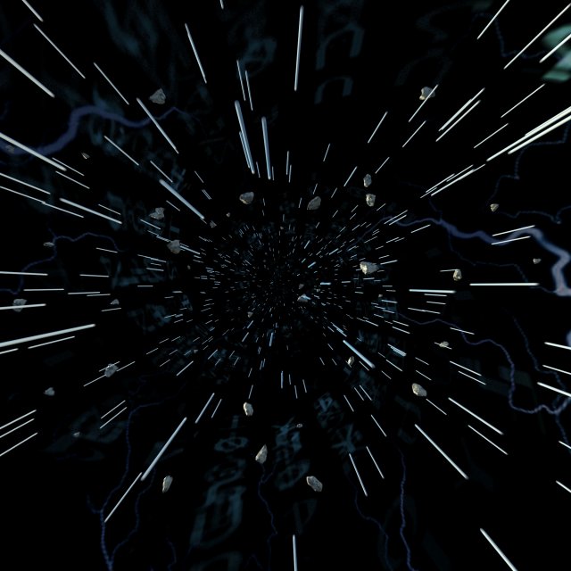 Space-time tunnel 3D Model .c4d .max .obj .3ds .fbx .stl .blend 