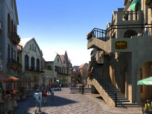 Edifício da cidade Modelo 3D