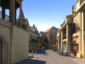 City Building Modèle 3D